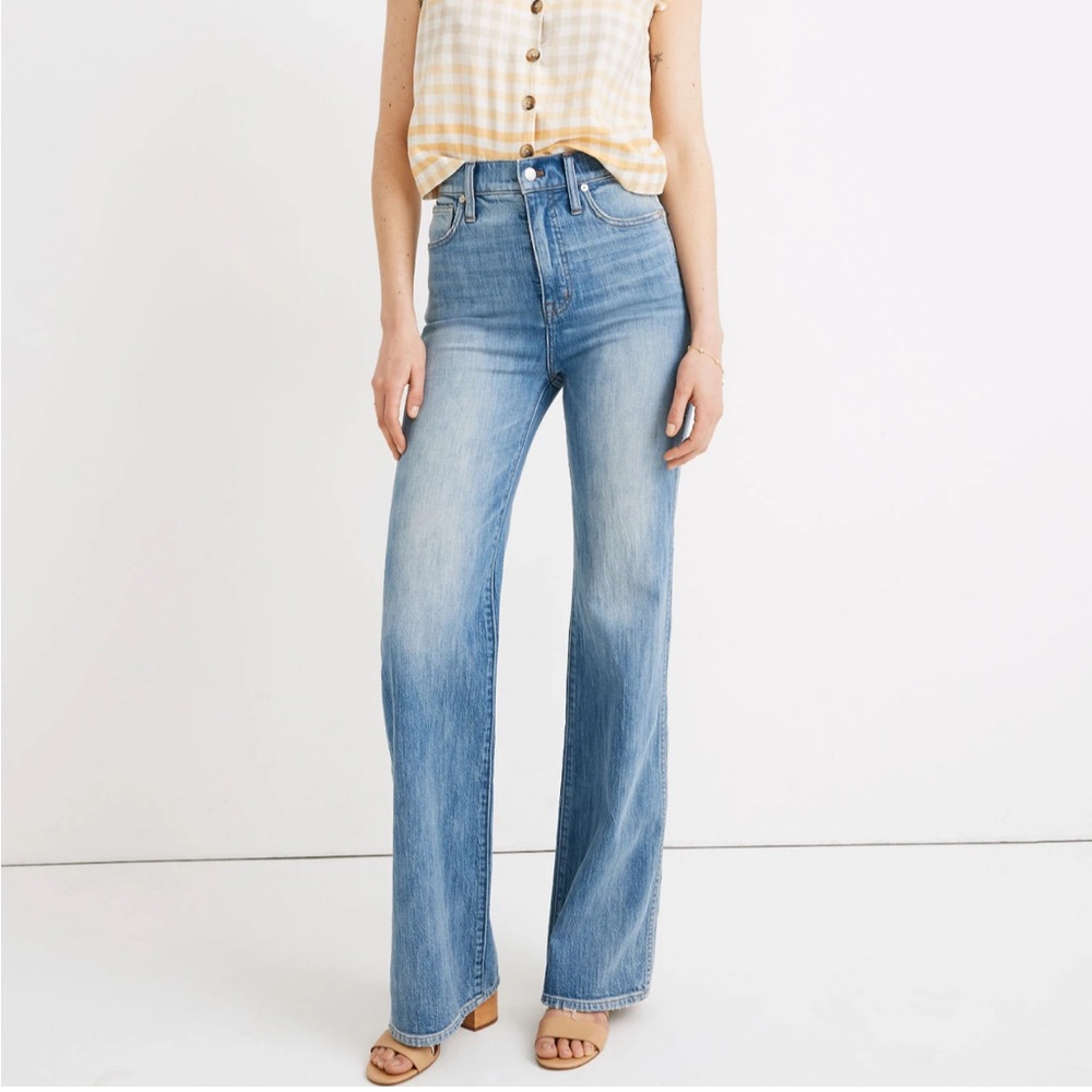 Madewell 11" High-Rise Flare Jeans
